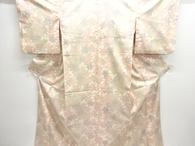 JAPANESE KIMONO / KOMON / MAPLE LEAVES